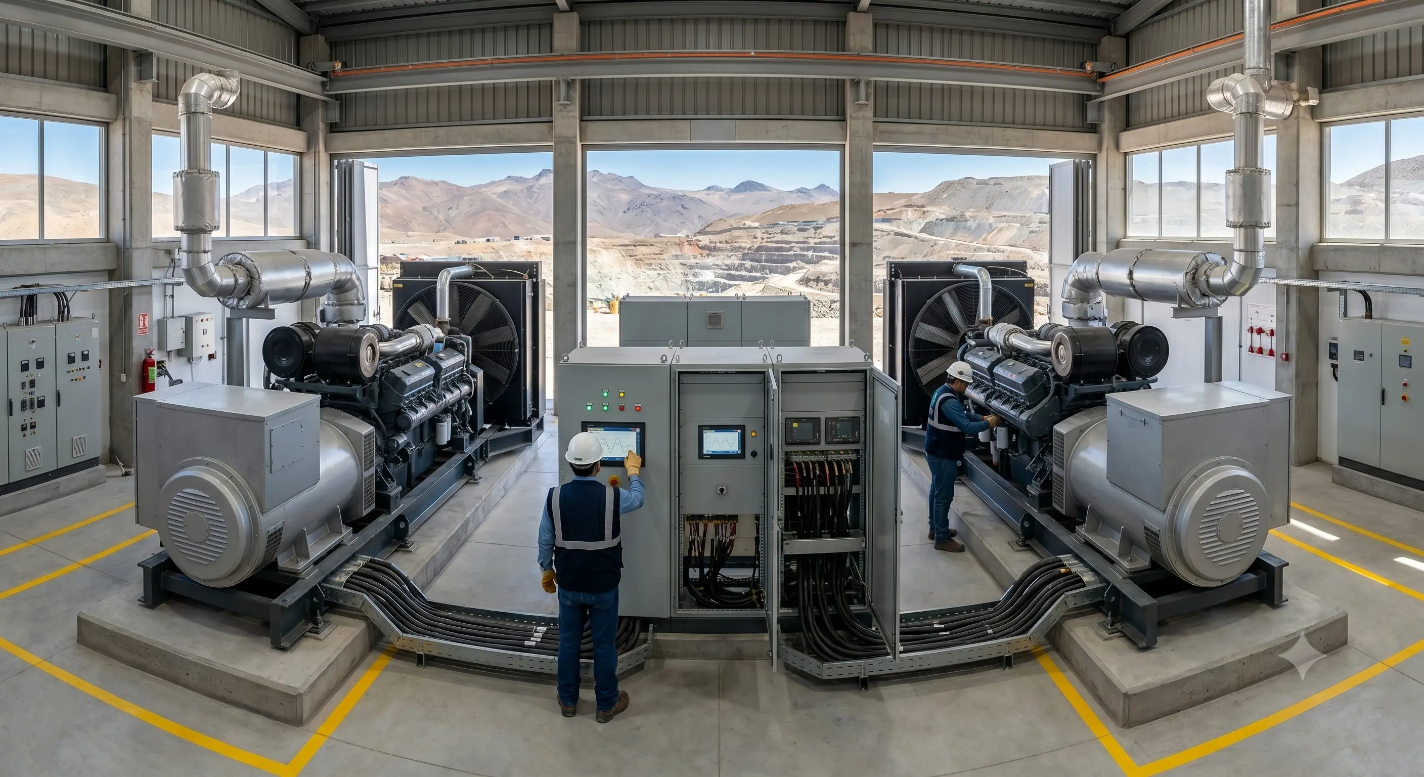 Montaje e instalación de plantas de generación térmica y sistemas electromecánicos industriales.